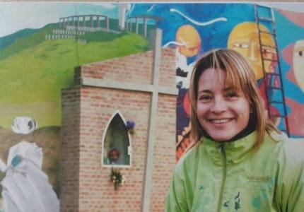 Laura Escande, muralismo y palabras