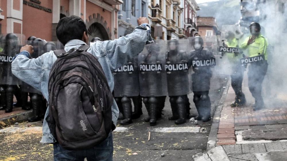 Ecuador: segundo día de protestas contra las políticas económicas de Guillermo Lasso