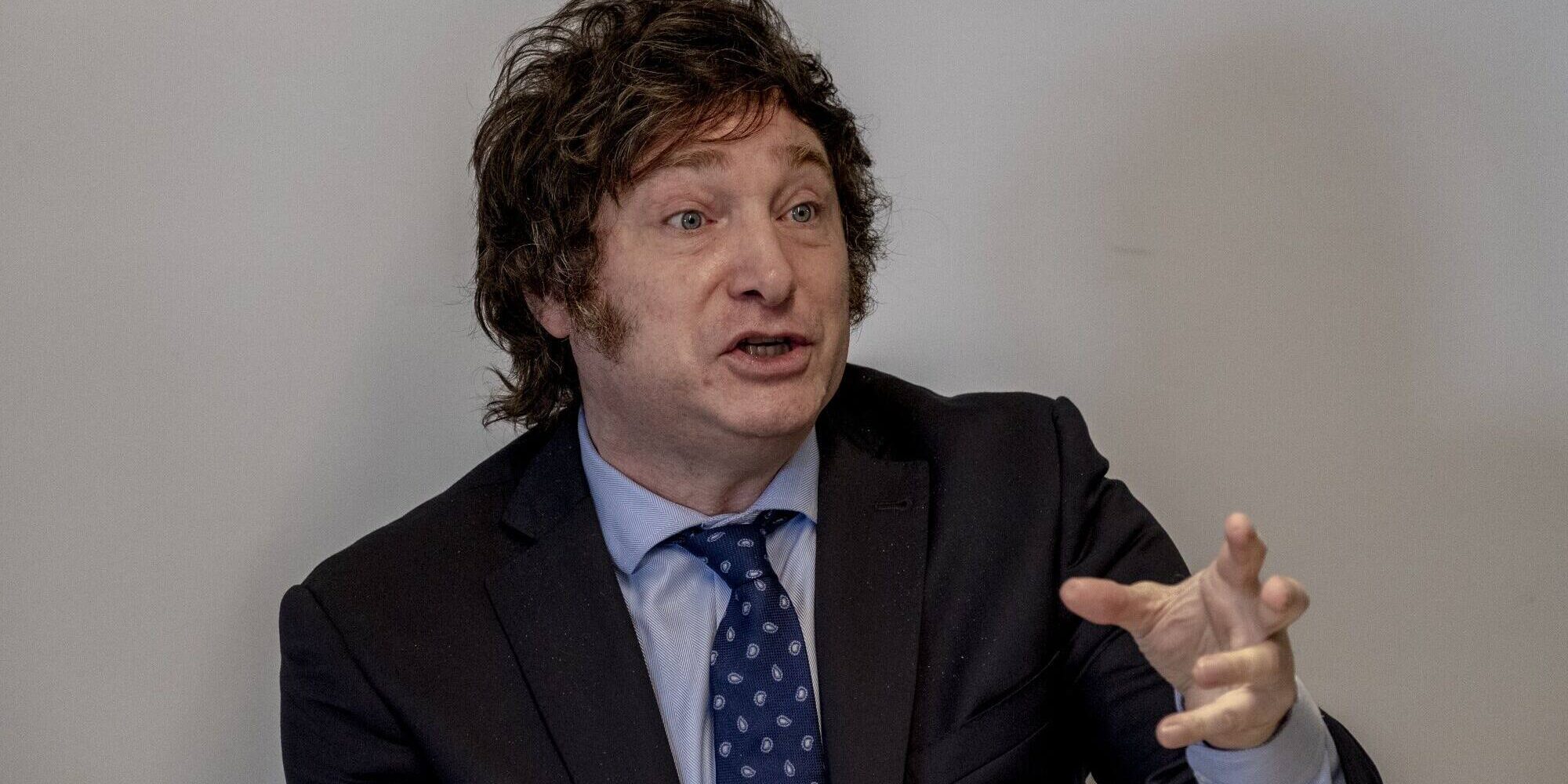 Argentina Presidential Candidate Javier Milei Interview