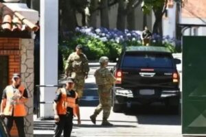 Olivos militarizada, Milei no quiere trabajadores alrededor / por: Alberto Nadra